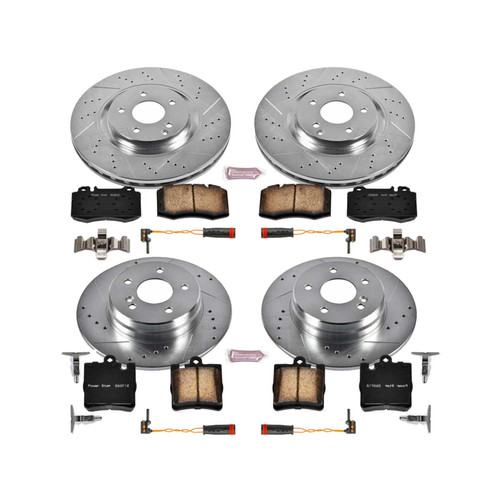 PowerStop K2791 - Power Stop 2004 Mercedes-Benz C230 Front & Rear Z23 Evolution Brake Kit