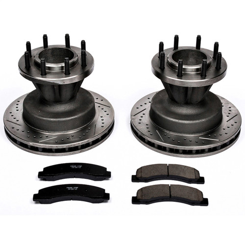 PowerStop K2907 - Power Stop 99-02 Ford F-350 Super Duty Front Z23 Evolution Brake Kit PowerStop K2907 - Power Stop 99-02 Ford F-350 Super Duty Front Z23 Evolution Brake Kit