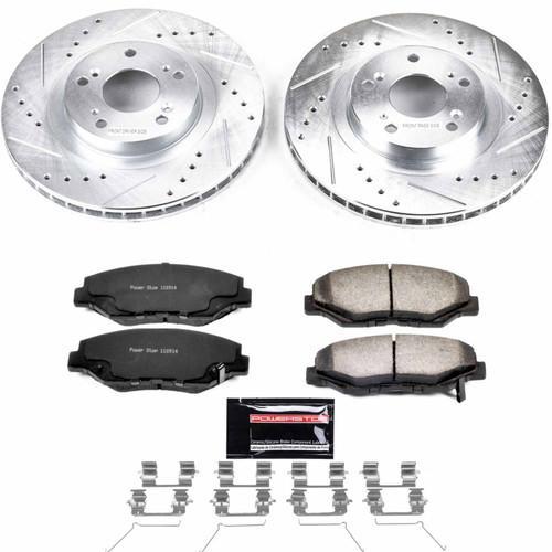 PowerStop K3055-36 - Power Stop 13-15 Acura ILX Front Z36 Truck & Tow Brake Kit