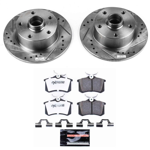PowerStop K3064-26 - Power Stop 97-01 Audi A4 Rear Z26 Street Warrior Brake Kit