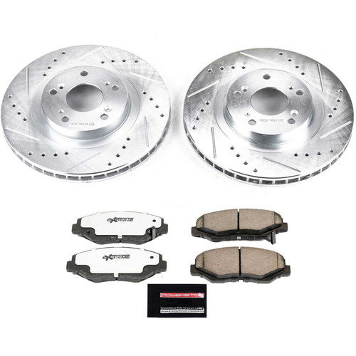 PowerStop K3055-26 - Power Stop 13-15 Acura ILX Front Z26 Street Warrior Brake Kit