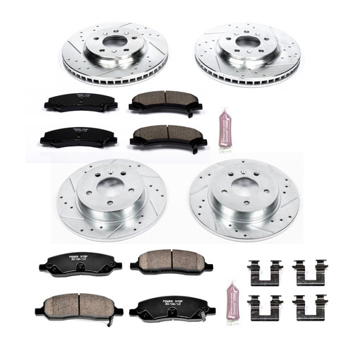 PowerStop K4096 - Power Stop 06-11 Buick Lucerne Front & Rear Z23 Evolution Sport Brake Kit PowerStop K4096 - Power Stop 06-11 Buick Lucerne Front & Rear Z23 Evolution Sport Brake Kit