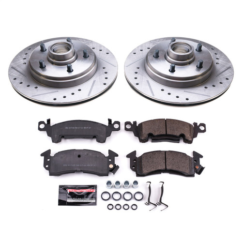 PowerStop K4535 - Power Stop 85-89 Buick Electra Front Z23 Evolution Sport Brake Kit