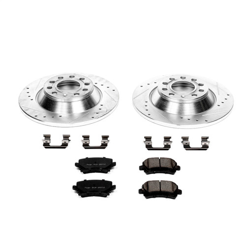 PowerStop K4625 - Power Stop 05-11 Audi A6 Rear Z23 Evolution Sport Brake Kit