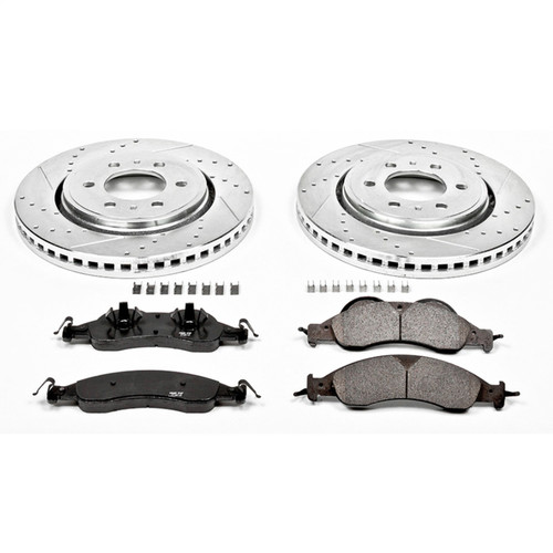 PowerStop K4682 - Power Stop 07-09 Ford Expedition Front Z23 Evolution Sport Brake Kit