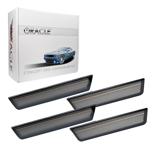 ORACLE Lighting 9800-020 - 08-14 Dodge Challenger Concept Sidemarker Set - Tinted - No Paint