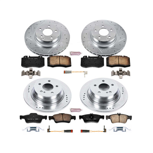 PowerStop K4513 - Power Stop 04-06 Mercedes-Benz E500 Front & Rear Z23 Evolution Sport Brake Kit PowerStop K4513 - Power Stop 04-06 Mercedes-Benz E500 Front & Rear Z23 Evolution Sport Brake Kit