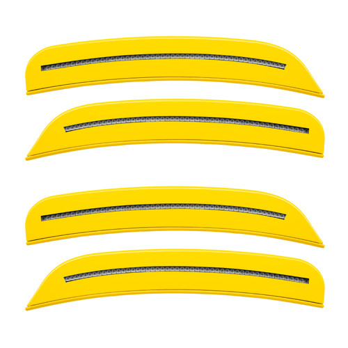 ORACLE Lighting 9880-PY4-C - 15-21 Dodge Charger Concept Sidemarker Set - Clear - Yellow Jacket (PY4)