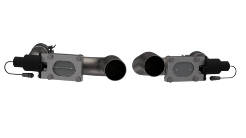 QTP 530011 - 2011-2023 Dodge Challenger,Charger & Chrysler 300C 5.7L  Aggressor Cutout Pipes