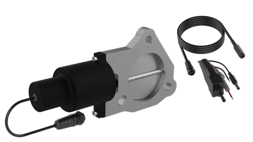 QTP QTEC30 - 3in Bolt-On QTEC Electric Cutout Valve - Single
