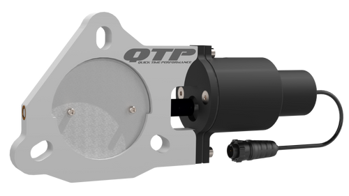 QTP QTEC30 - 3in Bolt-On QTEC Electric Cutout Valve - Single