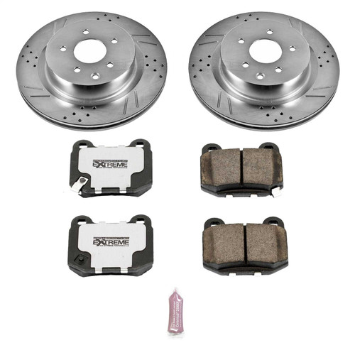 PowerStop K5303-26 - Power Stop 03-04 Infiniti G35 Rear Z26 Street Warrior Brake Kit