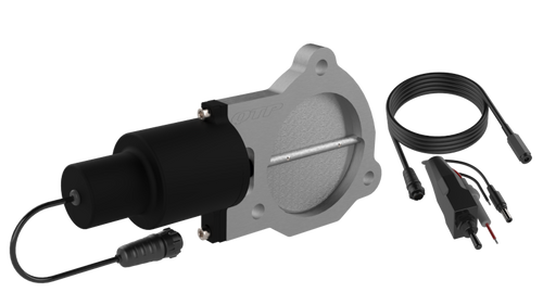 QTP QTEC35 - 3.5in Bolt-On QTEC Electric Cutout Valve - Single