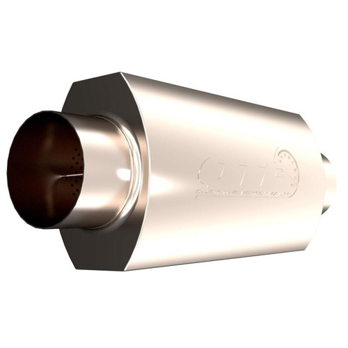 QTP 12400 - 4in Weld-On 304SS AR3 Muffler