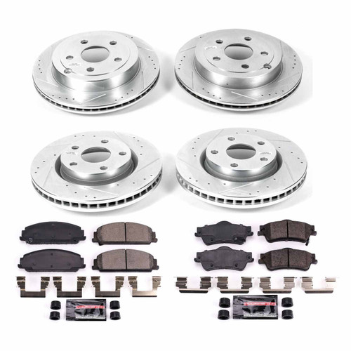 PowerStop K5527 - Power Stop 08-09 Pontiac G8 Front & Rear Z23 Evolution Sport Brake Kit