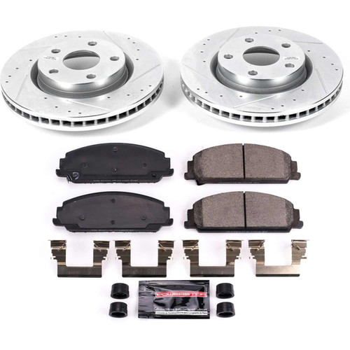 PowerStop K5526 - Power Stop 08-09 Pontiac G8 Front Z23 Evolution Sport Brake Kit