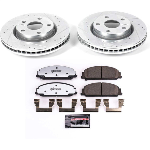 PowerStop K5526-26 - Power Stop 08-09 Pontiac G8 Front Z26 Street Warrior Brake Kit