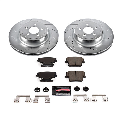 PowerStop K5486 - Power Stop 06-14 Dodge Charger Rear Z23 Evolution Sport Brake Kit