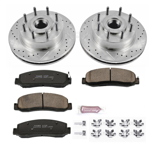PowerStop K5588 - Power Stop 10-11 Ford F-350 Super Duty Front Z23 Evolution Brake Kit PowerStop K5588 - Power Stop 10-11 Ford F-350 Super Duty Front Z23 Evolution Brake Kit