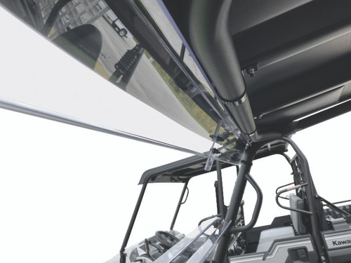 QuadBoss 375788 - 16-22 Kawasaki KRF800 Teryx Windbreak Folding Windshield