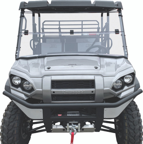QuadBoss 375787 - 16-22 Kawasaki KAF820 Mule Pro-DX Windbreak Folding Windshield