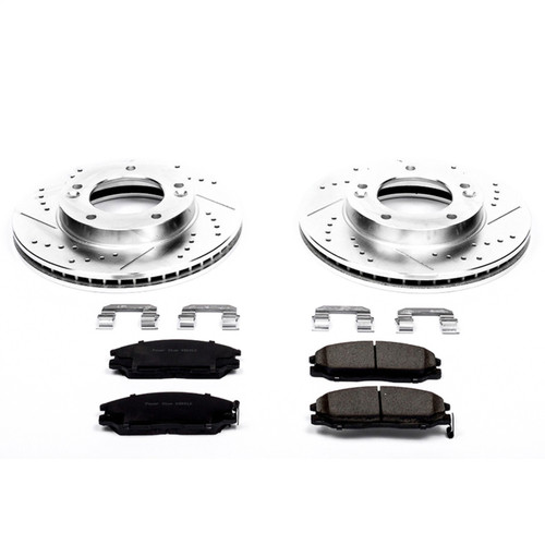PowerStop K5899 - Power Stop 03-06 Kia Sorento Front Z23 Evolution Sport Brake Kit