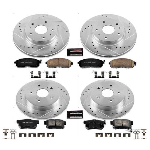 PowerStop K5888 - Power Stop 07-13 Suzuki SX4 Front & Rear Z23 Evolution Sport Brake Kit PowerStop K5888 - Power Stop 07-13 Suzuki SX4 Front & Rear Z23 Evolution Sport Brake Kit
