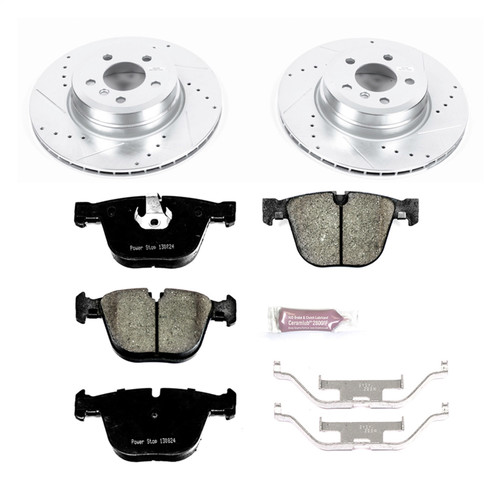 PowerStop K5985 - Power Stop 07-15 BMW X5 Rear Z23 Evolution Sport Brake Kit