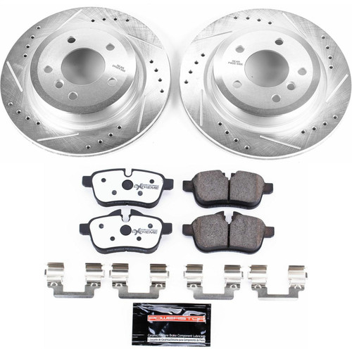 PowerStop K6419-26 - Power Stop 11-16 BMW Z4 Rear Z26 Street Warrior Brake Kit