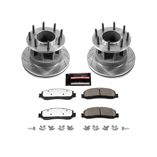 PowerStop K6526-36 - Power Stop 2012 Ford F-350 Super Duty Front Z36 Truck & Tow Brake Kit