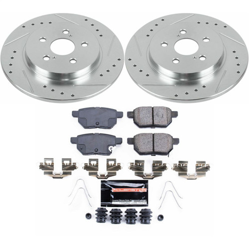 PowerStop K6498 - Power Stop 11-17 Lexus CT200h Rear Z23 Evolution Sport Brake Kit