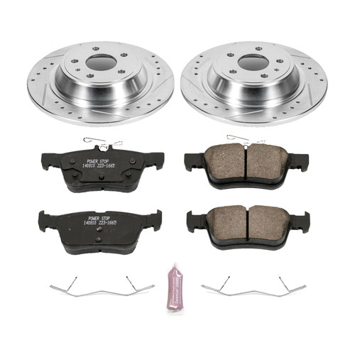 PowerStop K6559 - Power Stop 13-19 Ford Fusion Rear Z23 Evolution Sport Brake Kit PowerStop K6559 - Power Stop 13-19 Ford Fusion Rear Z23 Evolution Sport Brake Kit