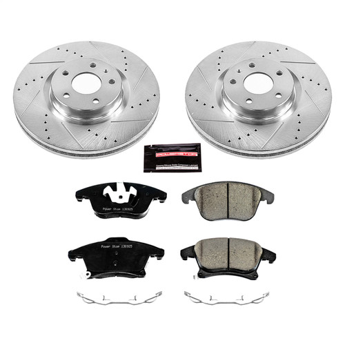 PowerStop K6816 - Power Stop 13-19 Ford Fusion Front Z23 Evolution Sport Brake Kit PowerStop K6816 - Power Stop 13-19 Ford Fusion Front Z23 Evolution Sport Brake Kit