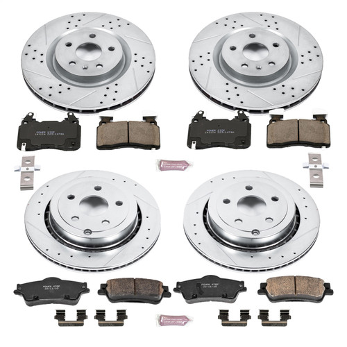 PowerStop K7005 - Power Stop 2014 Chevrolet SS Front & Rear Z23 Evolution Sport Brake Kit
