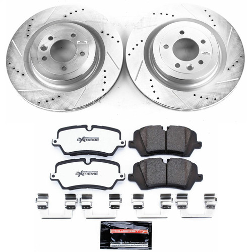 PowerStop K7089-36 - Power Stop 13-18 Land Rover Range Rover Rear Z36 Truck & Tow Brake Kit