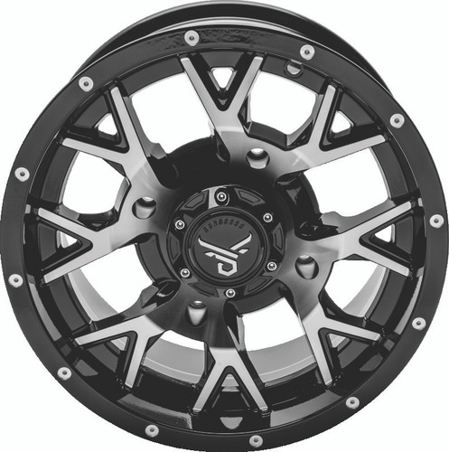 QuadBoss 608574 - Barbwire 14X7 - 4+3 - 4/156 - Machined