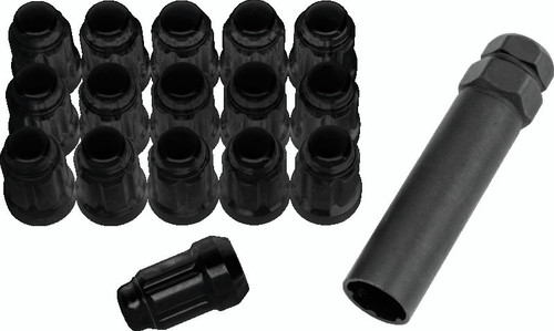 QuadBoss 608817 - Spline Lug Nuts 12x1.25 - Black