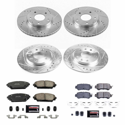 PowerStop K7608 - Power Stop 16-18 Mazda CX-3 Front & Rear Z23 Evolution Sport Brake Kit