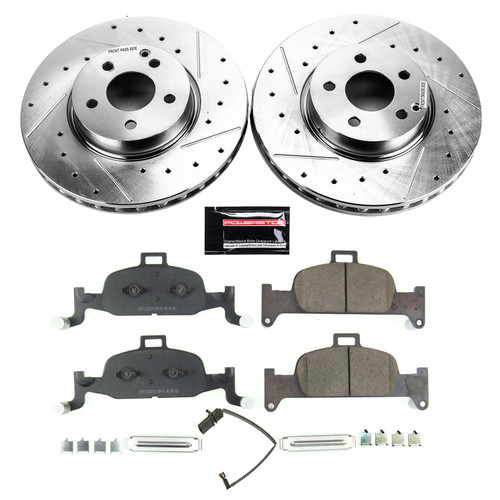 PowerStop K7648 - Power Stop 17-18 Audi A4 Front Z23 Evolution Sport Brake Kit