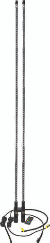 QuadBoss 609667 - Qb 6Ft Clear Dual Whip Bt