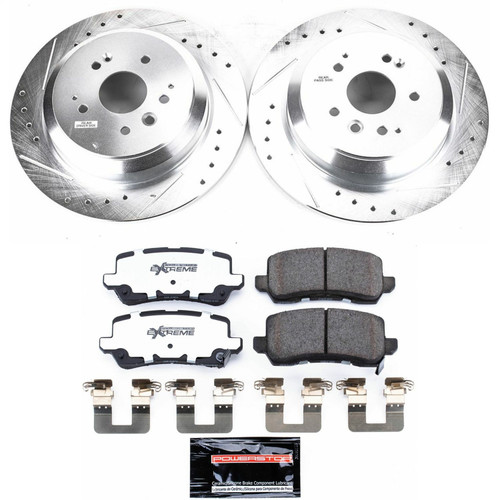 PowerStop K7901-26 - Power Stop 17-19 Acura MDX Rear Z26 Street Warrior Brake Kit PowerStop K7901-26 - Power Stop 17-19 Acura MDX Rear Z26 Street Warrior Brake Kit