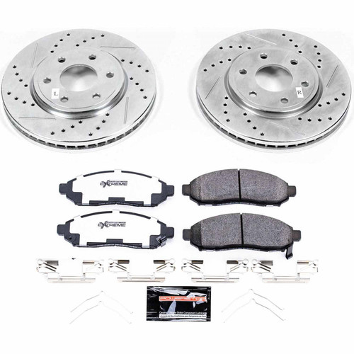 PowerStop K8324-36 - Power Stop 2019 Nissan Frontier Front Z36 Truck & Tow Brake Kit