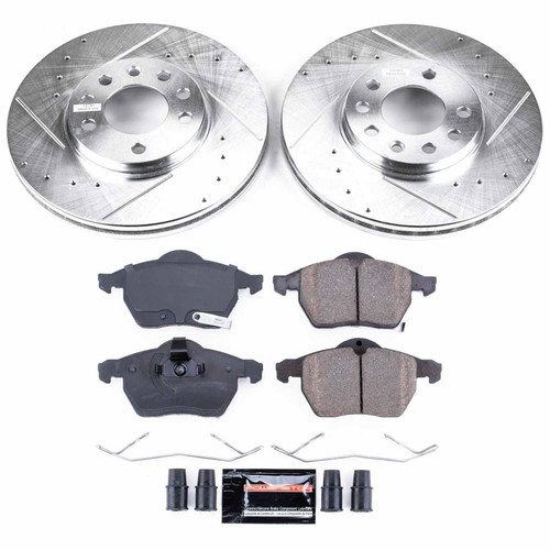 PowerStop K834 - Power Stop 99-03 Saab 9-3 Front Z23 Evolution Sport Brake Kit