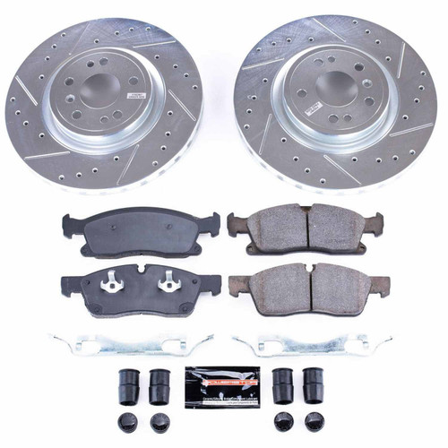 PowerStop K8114 - Power Stop 2018 Mercedes-Benz GLE350 Front Z23 Evolution Sport Brake Kit PowerStop K8114 - Power Stop 2018 Mercedes-Benz GLE350 Front Z23 Evolution Sport Brake Kit