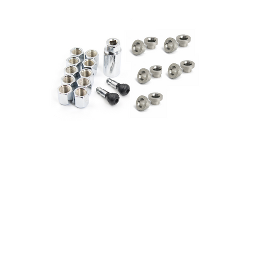 Race Star 602-5838-10 - 5/8in Stud Lug Hole Insert w/ 5/8in Open 60 Deg Conical Seat Lugs (Set of 10)