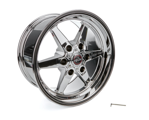 Race Star 93-795852C - 93 Truck Star 17x9.50 6x5.50bc 6.13bs Direct Drill Chrome Wheel