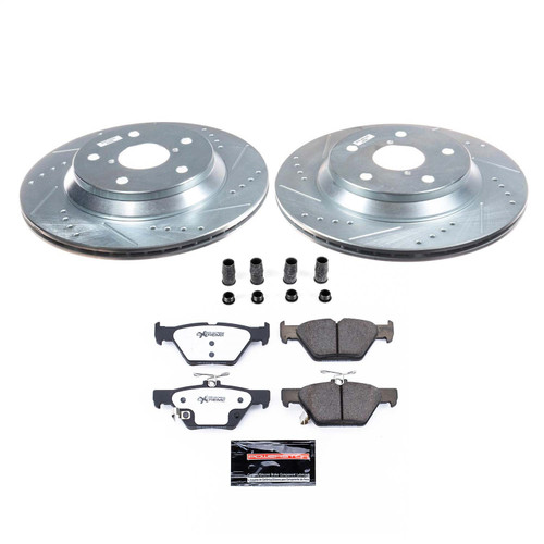 PowerStop K8495-26 - Power Stop 19-21 Subaru Forester Rear Z26 Street Warrior Brake Kit