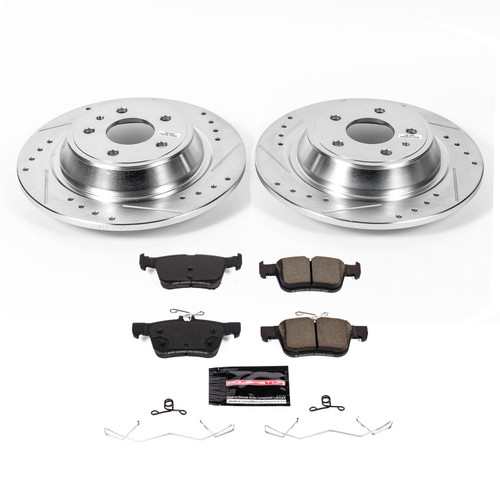 PowerStop K8533 - Power Stop 2020 Ford Fusion Rear Z23 Evolution Sport Brake Kit PowerStop K8533 - Power Stop 2020 Ford Fusion Rear Z23 Evolution Sport Brake Kit