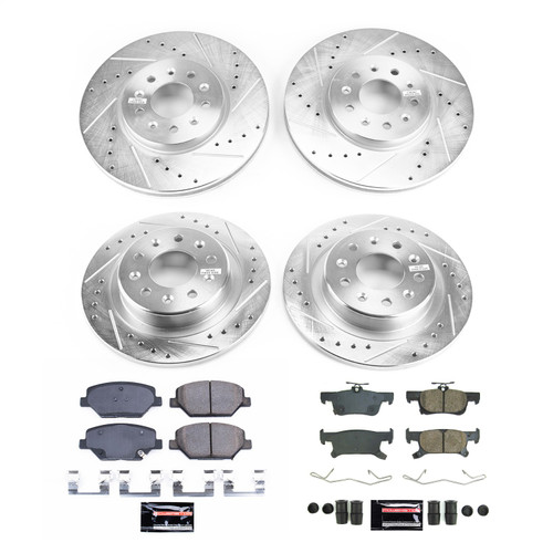 PowerStop K8632 - Power Stop 17-18 Buick Envision Front & Rear Z23 Evolution Brake Kit