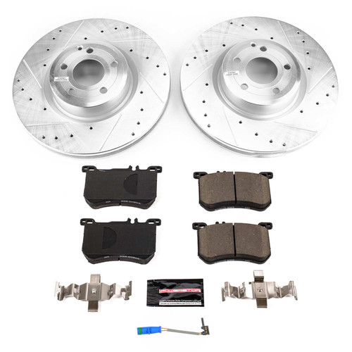 PowerStop K8704 - Power Stop 15-16 Mercedes-Benz SL400 Front Z23 Evolution Brake Kit
